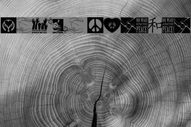 Peace FOREVER Font examples