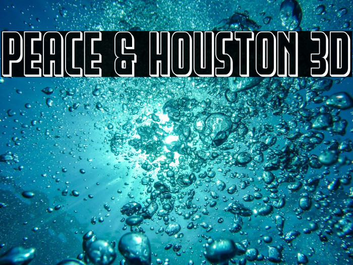 Peace & Houston 3D Example 3