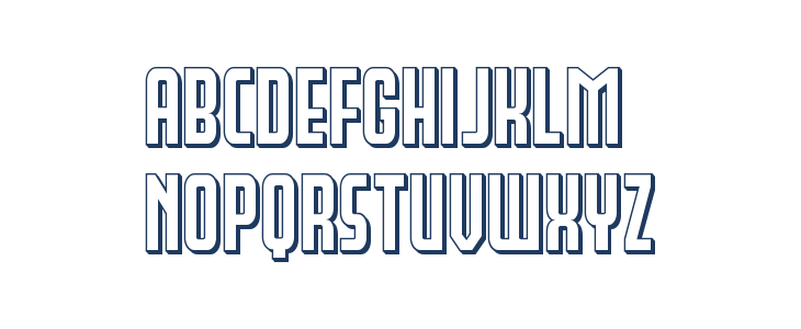 Peace & Houston 3D Lowercase