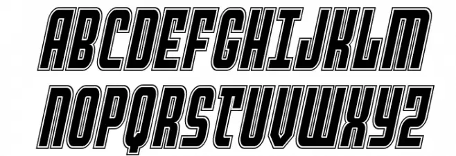 Peace & Houston Academy Italic Schriftart Groß