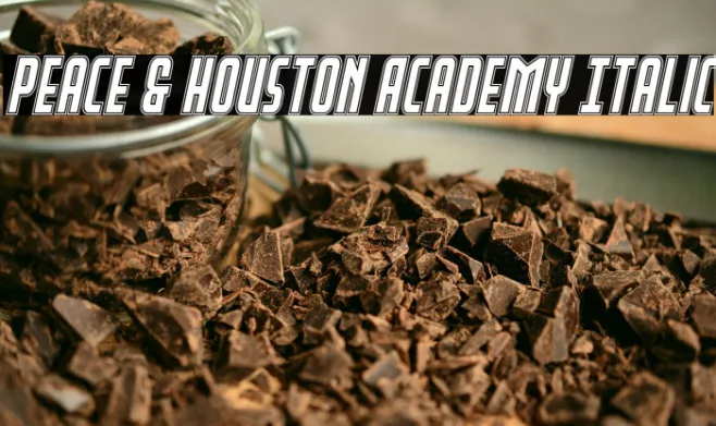 Peace & Houston Academy Italic Example 1