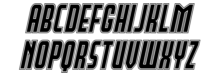 Peace & Houston Academy Italic Font LOWERCASE
