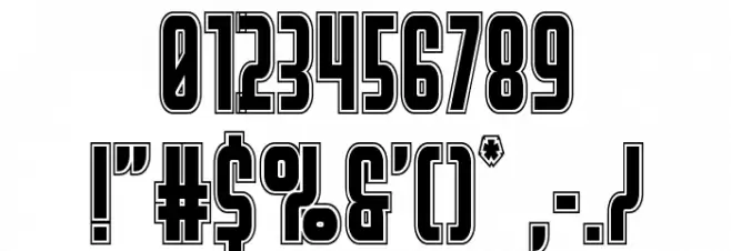 Peace & Houston Academy Font OTHER CHARS