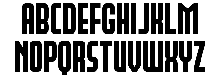 Peace & Houston Bold Font LOWERCASE