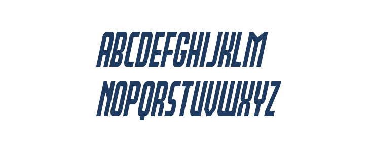 Peace & Houston Condensed Ital Lowercase