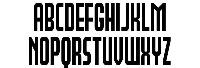 Peace & Houston Condensed Font LOWERCASE