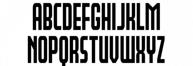 Peace & Houston Condensed Caratteri MINUSCOLO