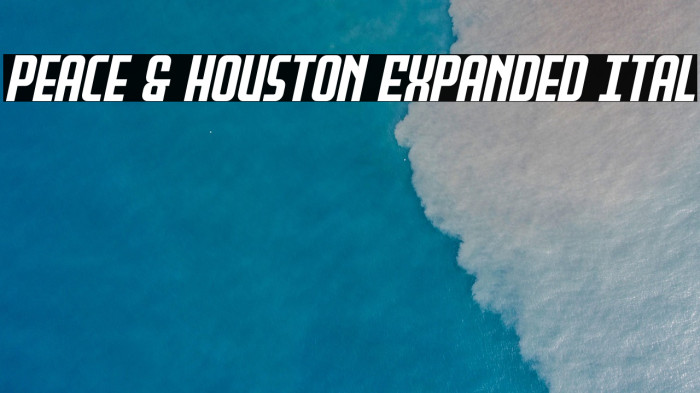 Peace & Houston Expanded Ital Example 3