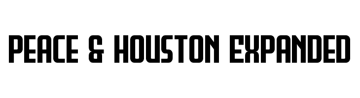 Peace & Houston Expanded  لخطوط تنزيل
