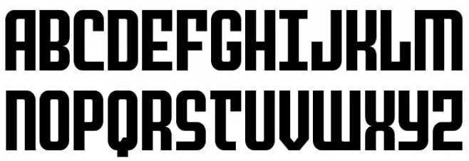 Peace & Houston Expanded Schriftart Groß
