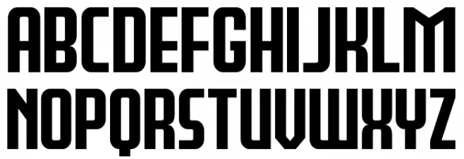 Peace & Houston Expanded Font Litere mici