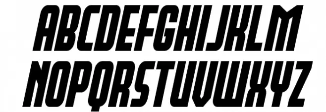 Peace & Houston Extra Bold Ita 字体 小写