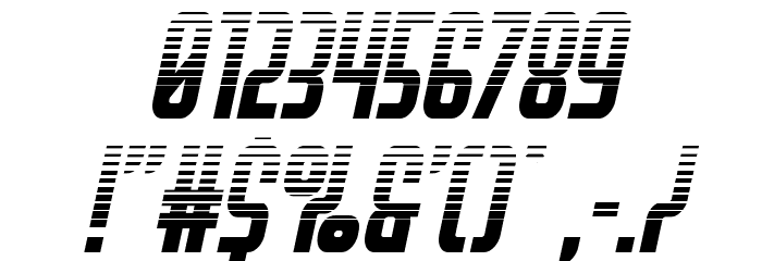 Peace & Houston Halftone Ital Font OTHER CHARS