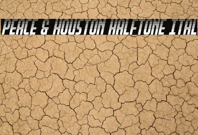 Peace & Houston Halftone Ital Example 2
