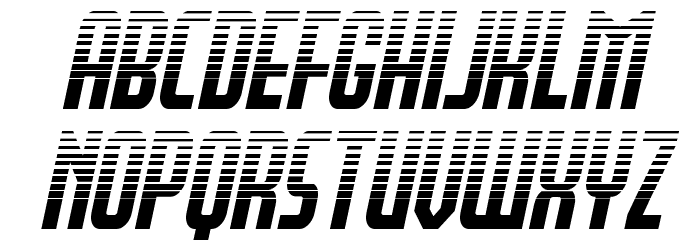 Peace & Houston Halftone Ital Font LOWERCASE