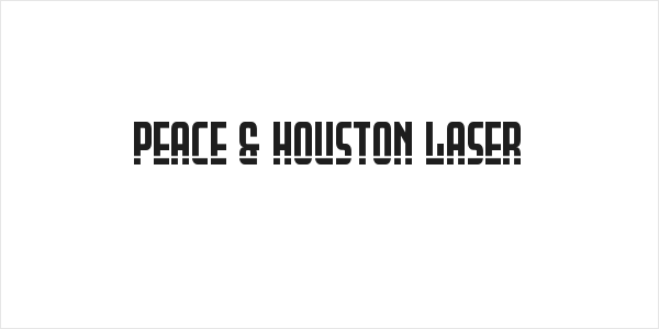 Peace & Houston Laser Logo