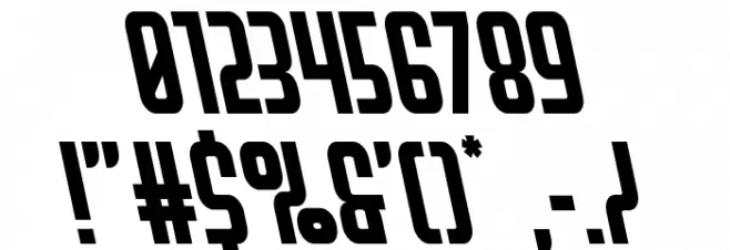 Peace & Houston Leftalic Font OTHER CHARS