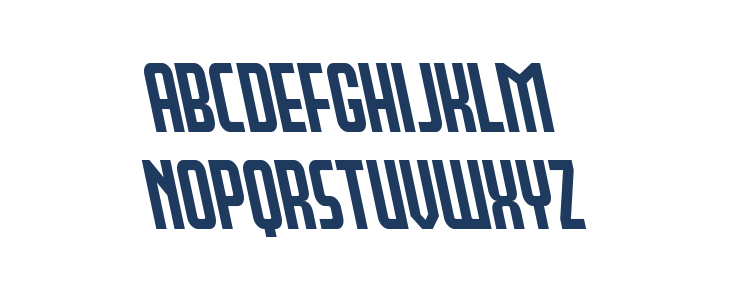 Peace & Houston Leftalic Lowercase