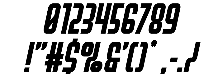 Peace & Houston Semi-Bold Ital Font OTHER CHARS