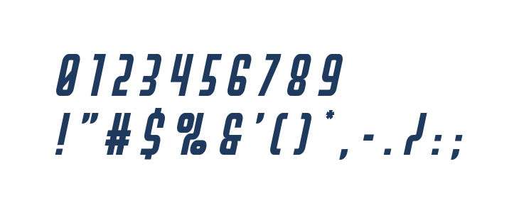 Peace & Houston Title Italic Other Characters