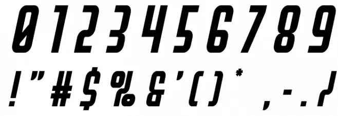 Peace & Houston Title Italic Font OTHER CHARS