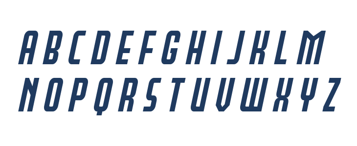 Peace & Houston Title Italic Lowercase