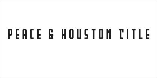 Peace & Houston Title Logo