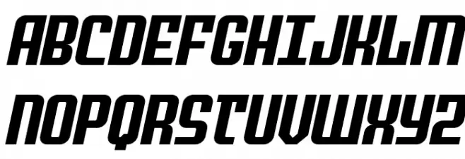 Peace & Houston Wide Italic Шрифта ВЕРХНИЙ