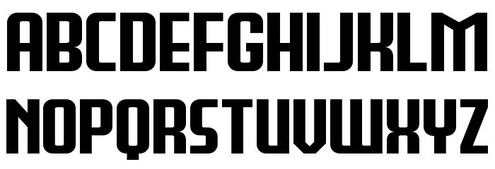 Peace & Houston Wide Font LOWERCASE