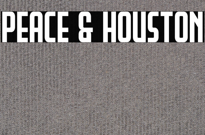 Peace & Houston Example 1