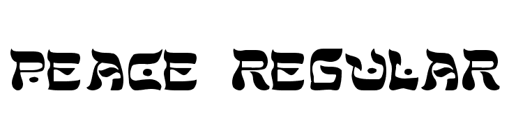 Peace Regular Font