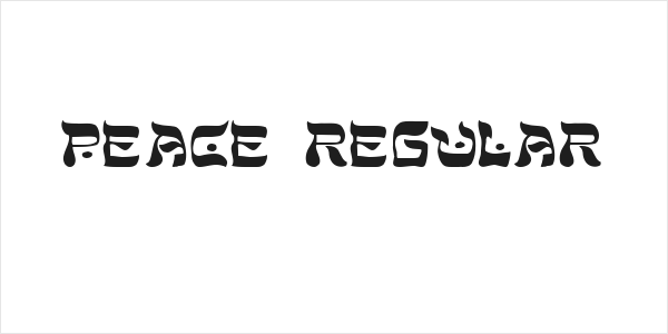Peace Regular Logo