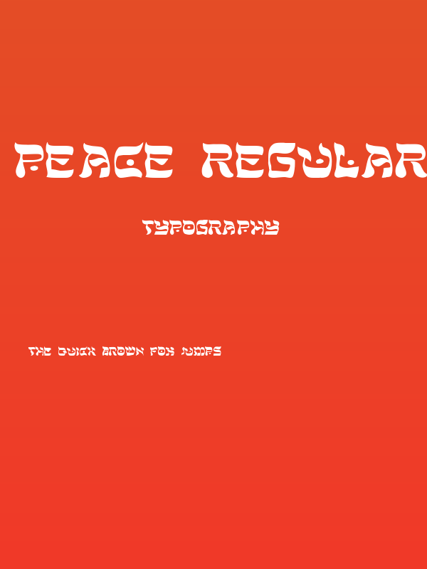 Peace Regular Poster