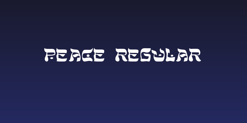 Peace Regular Social Header