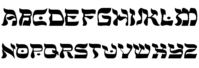 Peace Regular Font LOWERCASE
