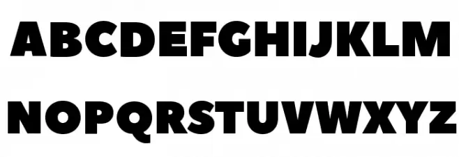 Peace Sans Font UPPERCASE