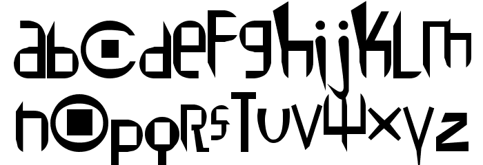Peace1 Font LOWERCASE