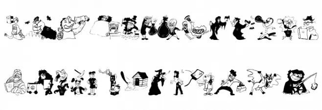 PeaceAndNightmares Font UPPERCASE