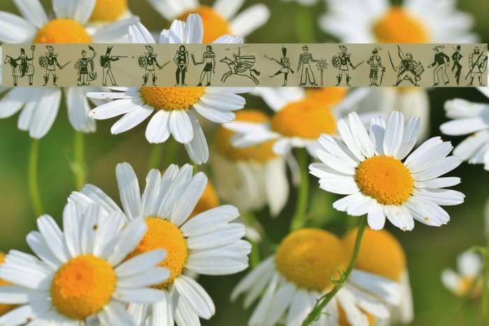 PeaceFightersTwo Font examples