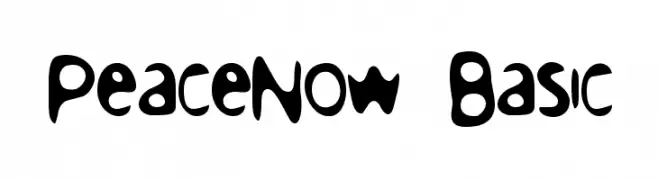 PeaceNow Basic  font caratteri gratis