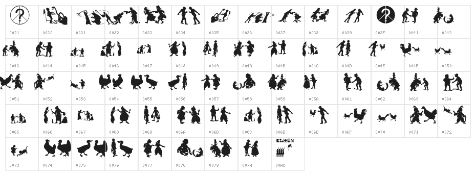 PeaceOnEarth Character Map