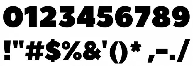 PeaceSans Font OTHER CHARS