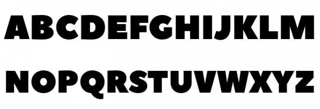 PeaceSans Font Litere mari