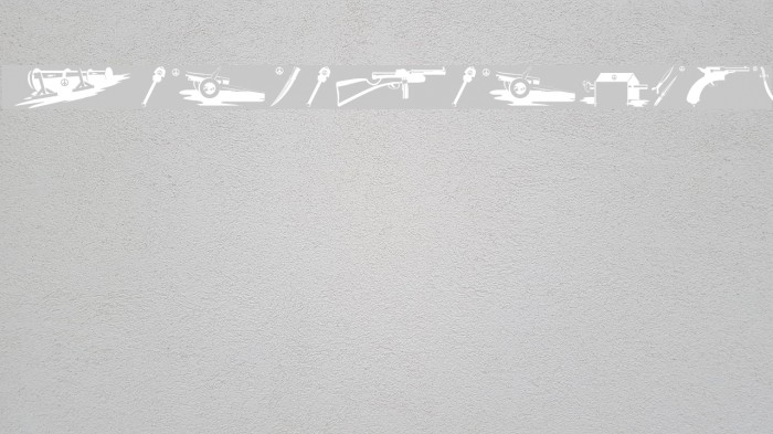PeaceWeapons Font examples