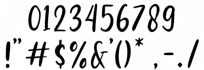 Peaceful Heart Sans Font OTHER CHARS