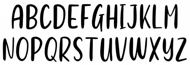 Peaceful Heart Sans Schriftart Groß