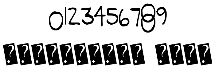 PeacefulViolence Font OTHER CHARS