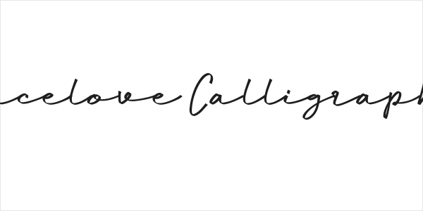 Peacelove Calligraphy Logo