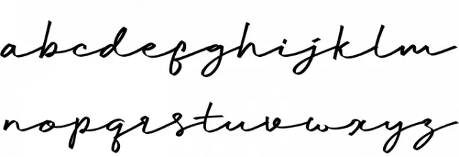 Peacelove Calligraphy Fuentes MINÚSCULAS