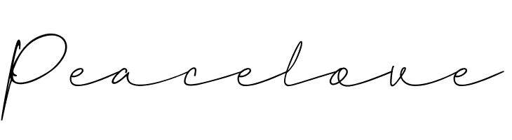 Peacelove  Fuentes Gratis Descargar